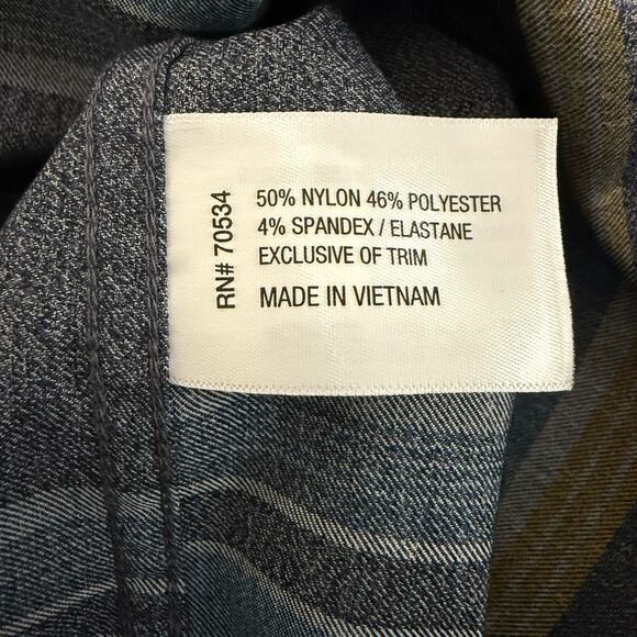 Orvis Active Fit Shirt Men’s L Blue Stripe Long Sleeve Button Down Performance - Picture 9 of 11